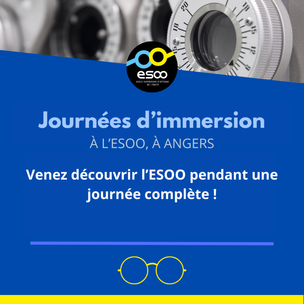 immersion ecole d'optique angers